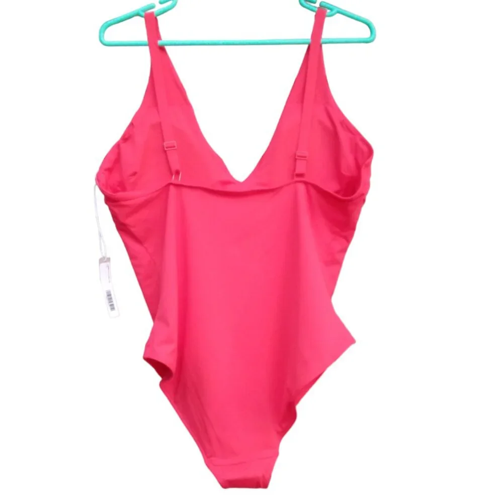 Everlane ReNew red full swim suit sz XL NEW